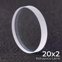 20x2 mm Koruyucu Lens