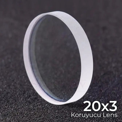 20x3 mm Koruyucu Lens