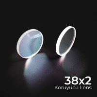 38x2 mm Koruyucu Lens